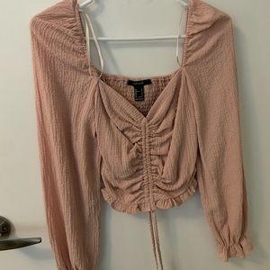 Forever 21 Light Pink Blouse SMALL